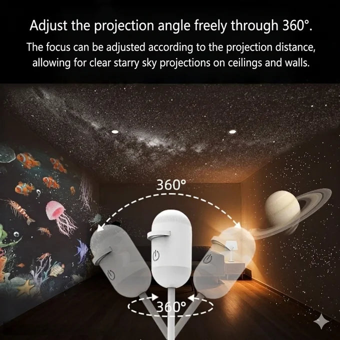 Projecteur de veilleuse galaxie
