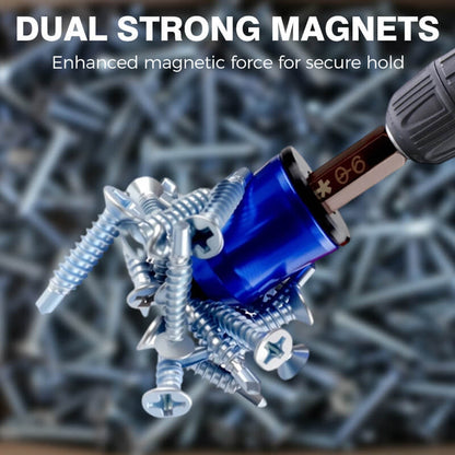 Bague magnétique puissante pour vis, support magnétique universel pour embouts 1/4 pouce (6,35 mm)