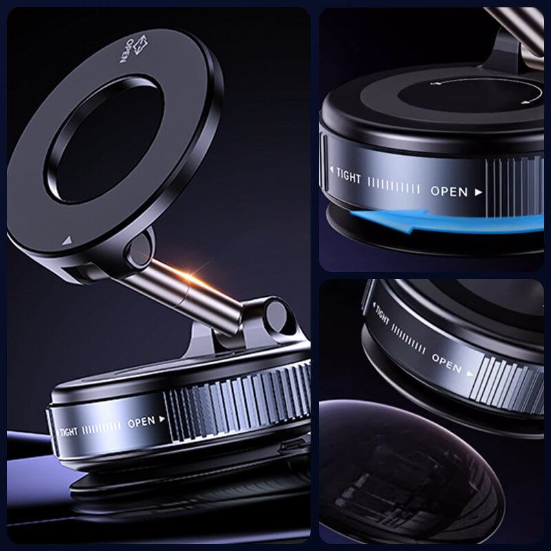 Vacuum Magnetic Suction Car Phone Holder
