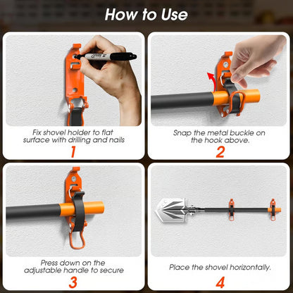 🔧 Heavy-duty tool holder wall mounts 🛠️ Stable & space-saving ✨