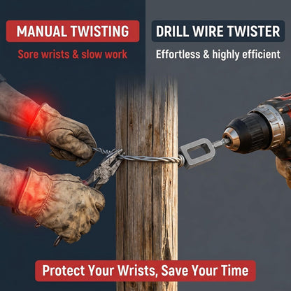 Wire Twister for Drill – Twist Tight Wires in 3 Seconds