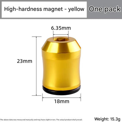 Bague magnétique puissante pour vis, support magnétique universel pour embouts 1/4 pouce (6,35 mm)