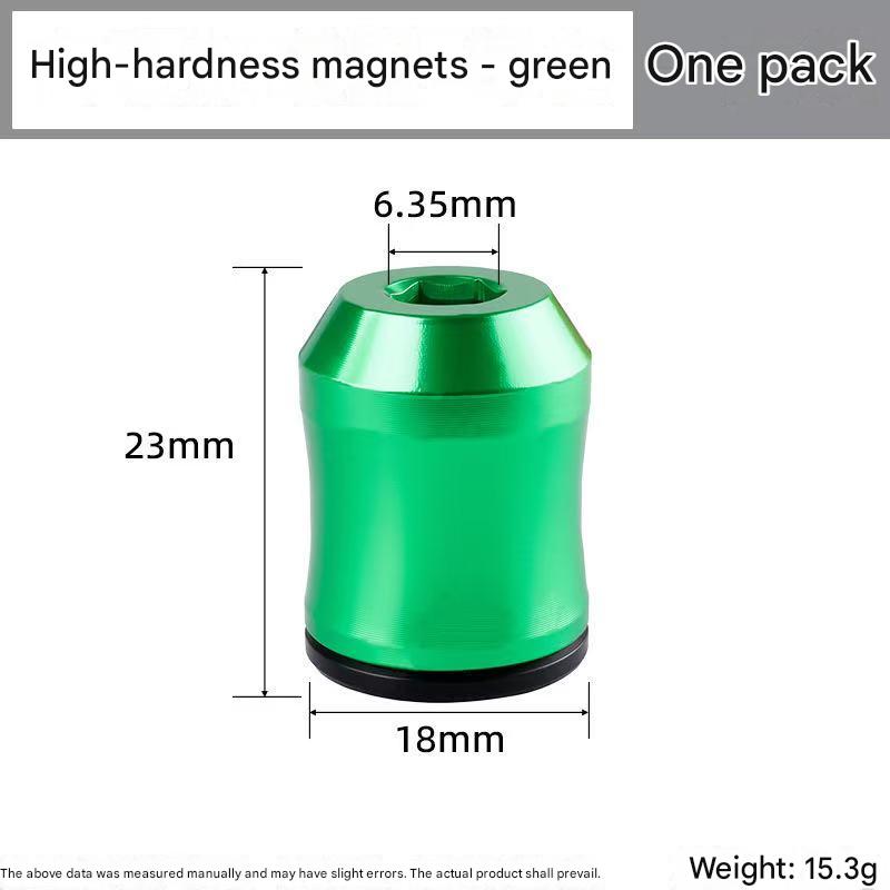 Bague magnétique puissante pour vis, support magnétique universel pour embouts 1/4 pouce (6,35 mm)