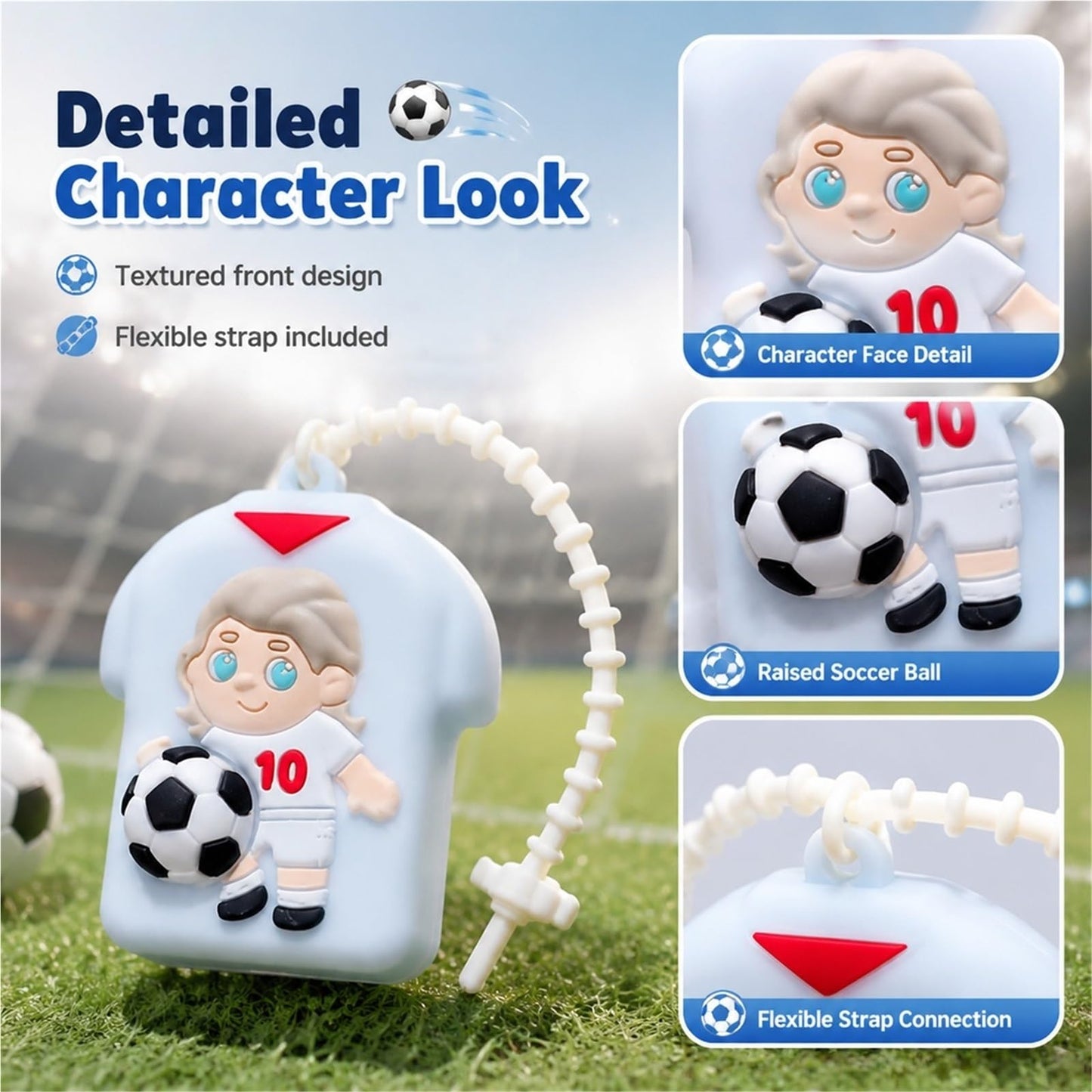Pop-up squeeze toy keychain