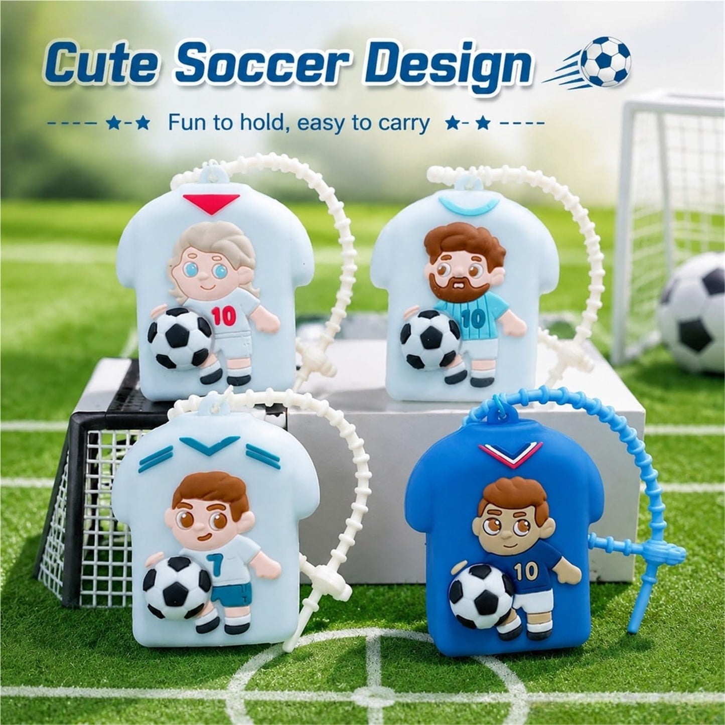 Pop-up squeeze toy keychain