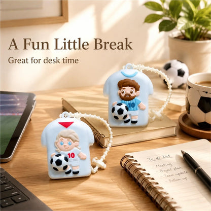 Pop-up squeeze toy keychain