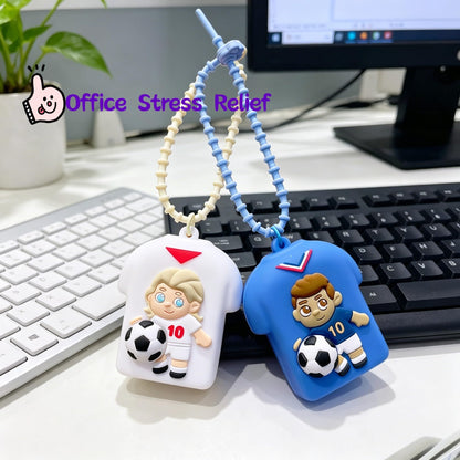 Pop-up squeeze toy keychain