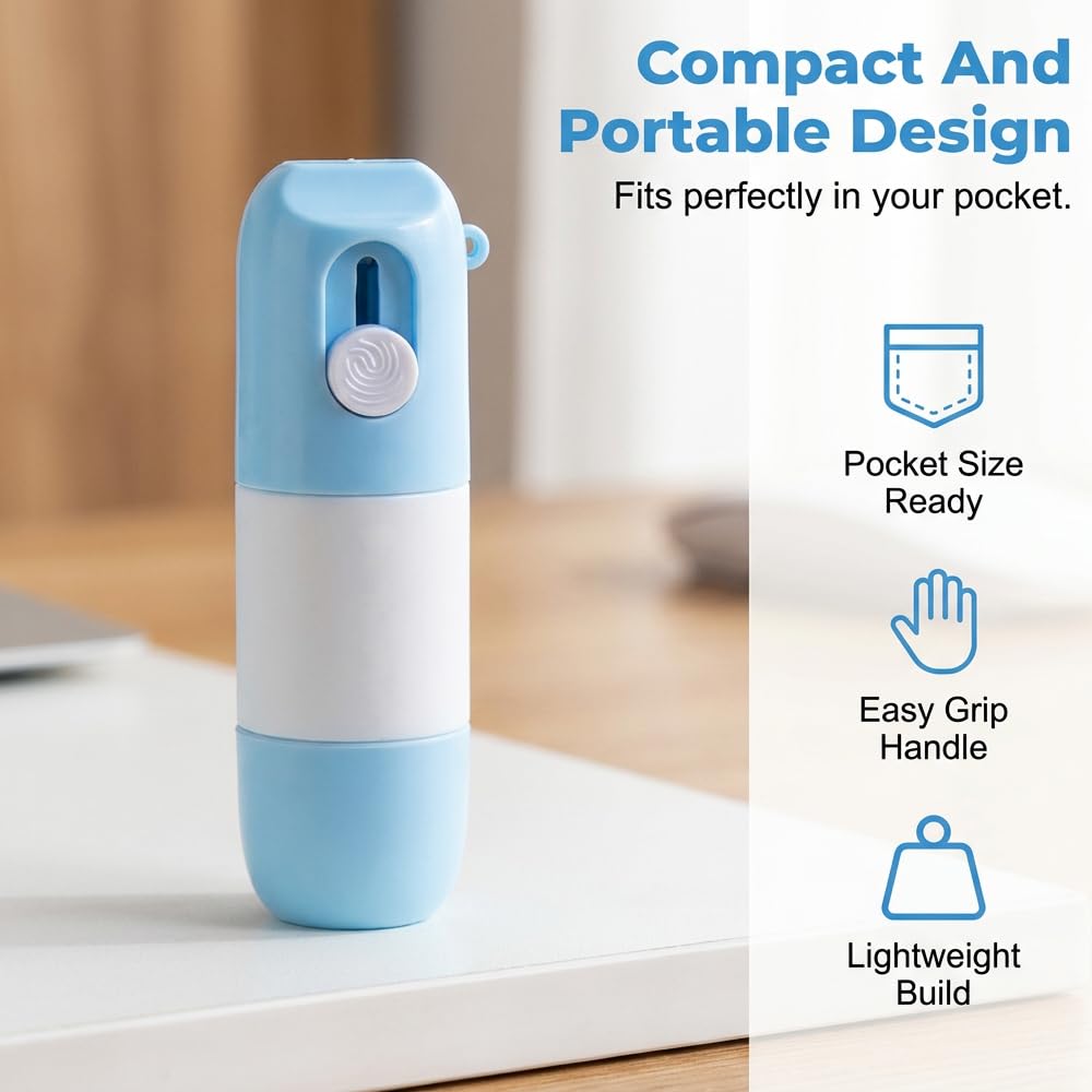 2-in-1 Thermal Paper Privacy Pen with Portable Box Cutter, Express Label Redacting Pen, All-in-One Unboxing & Privacy Protection Tool