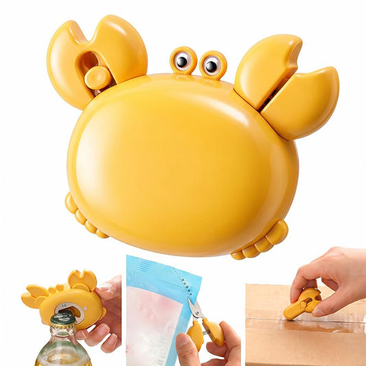 Crab‑Shaped 4‑in‑1 Multifunctional Bottle Opener