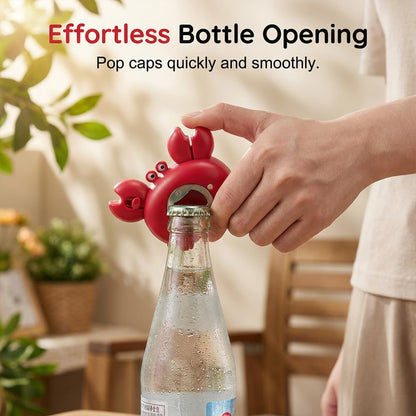 Crab‑Shaped 4‑in‑1 Multifunctional Bottle Opener