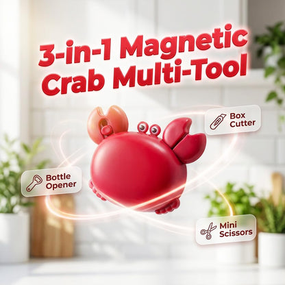 Crab‑Shaped 4‑in‑1 Multifunctional Bottle Opener